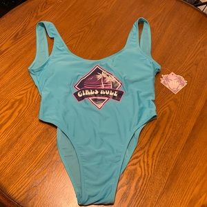 YMI Swimwear “Girls Rule” One Piece Seimsuit